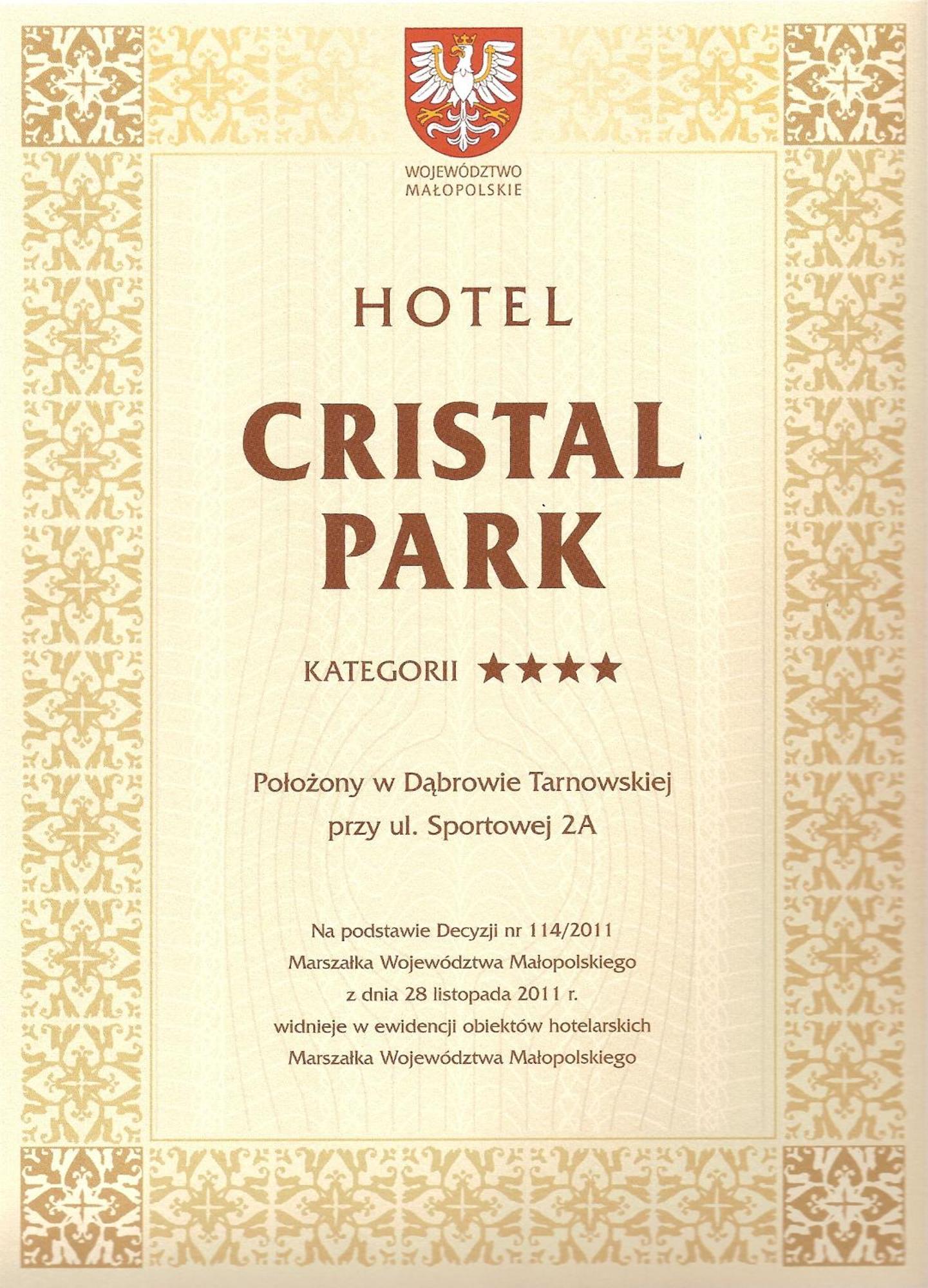 Hotel Cristal Park Dąbrowa Tarnowska المظهر الخارجي الصورة
